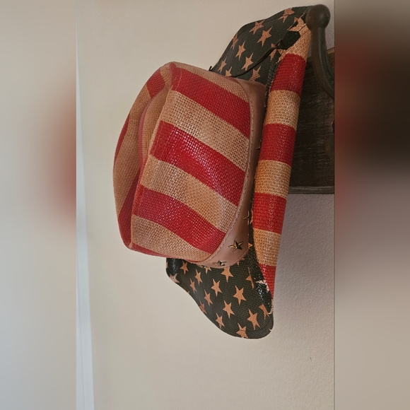 American Flag Cowboy Hat Goldcoast Sunwear - Picture 3 of 6